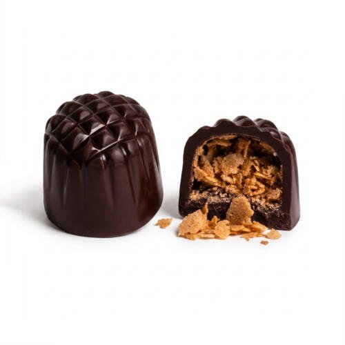 Dark Chocolate with Crispy Crêpes